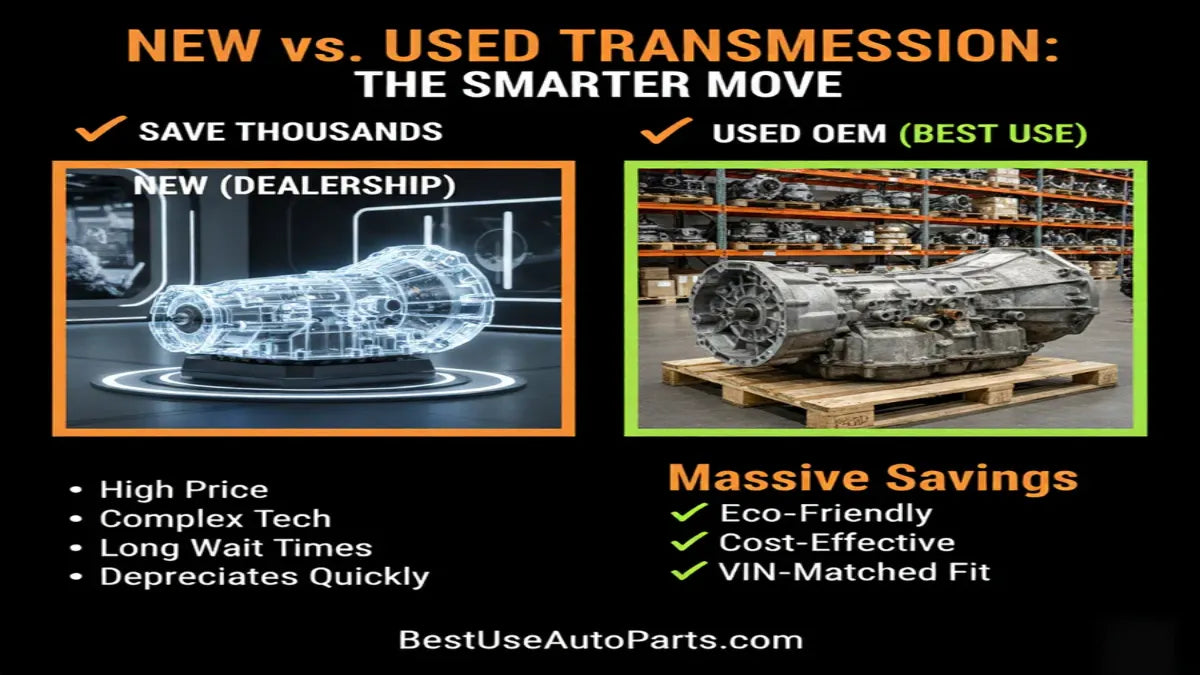 New vs. Used: Why Buying a Used Transmission is Actually the Smarter M